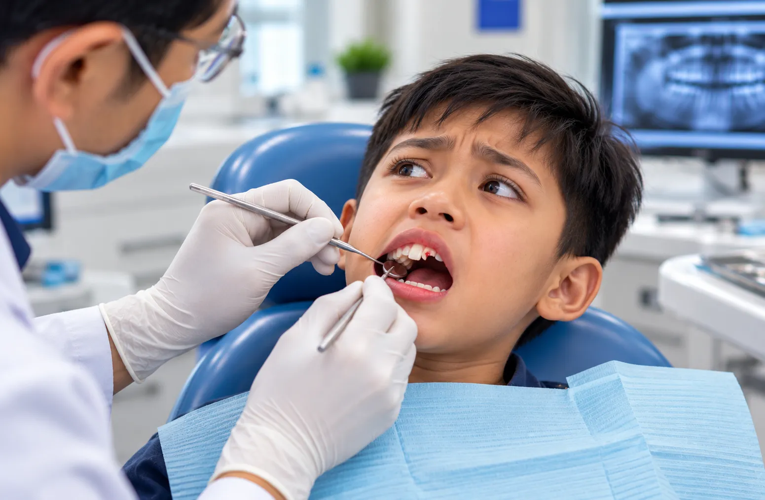 Injuries to teeth, gums and supporting structures