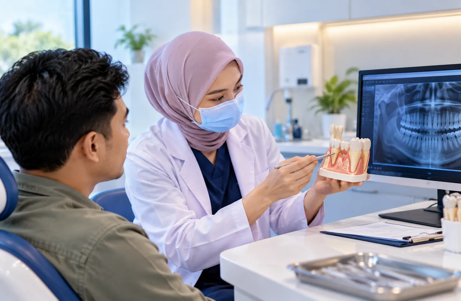 Surgical care for teeth, gums and jaw