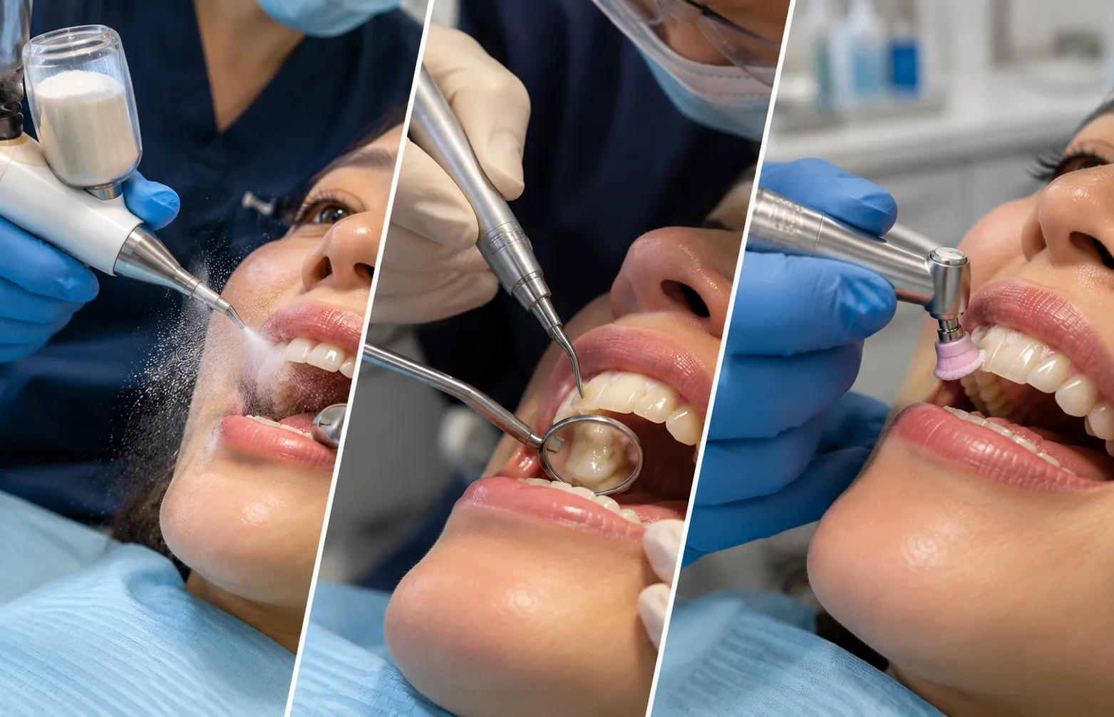 Three steps to a clean, bright smile