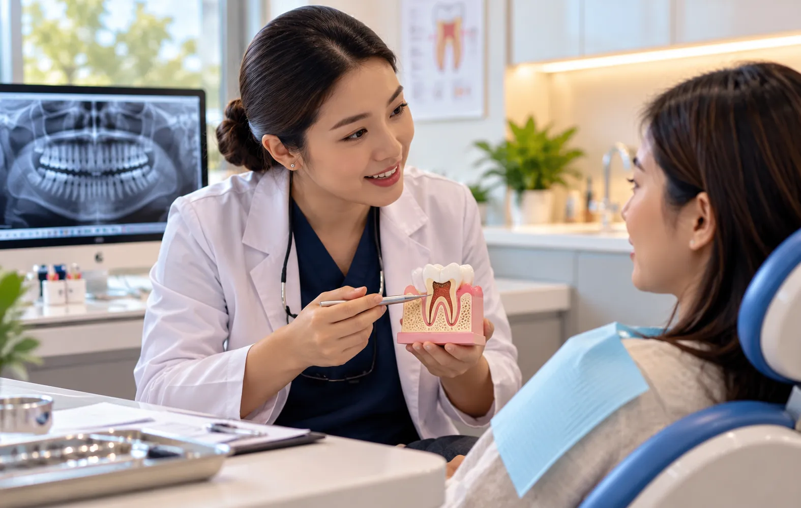 Experienced dental team